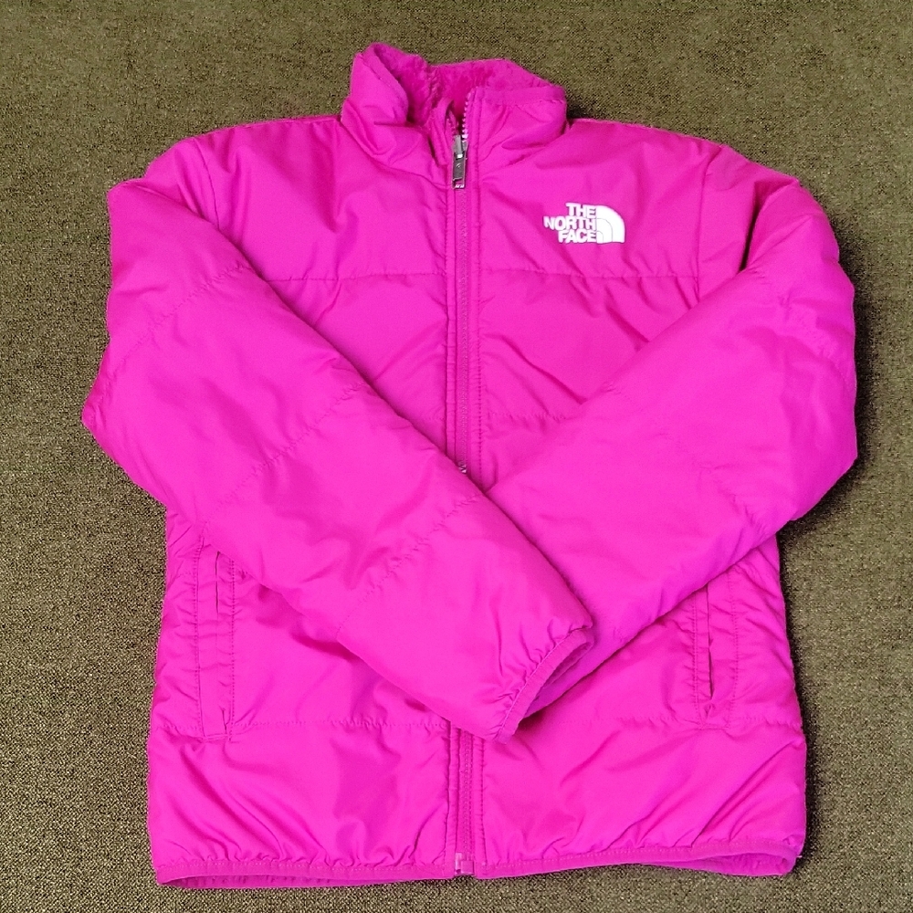 The North Face Kids Pink Reversible Jacket